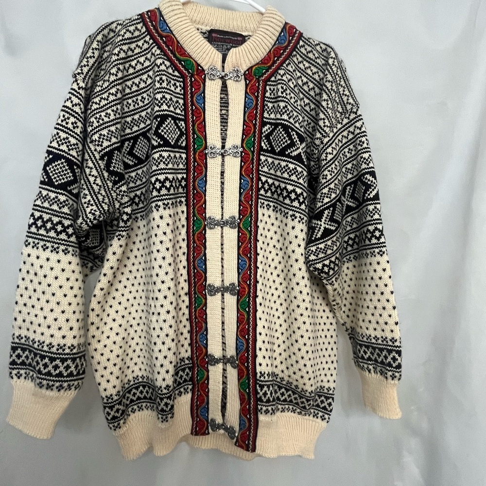 Norwool Norwegian Wool Cardigan Sweater